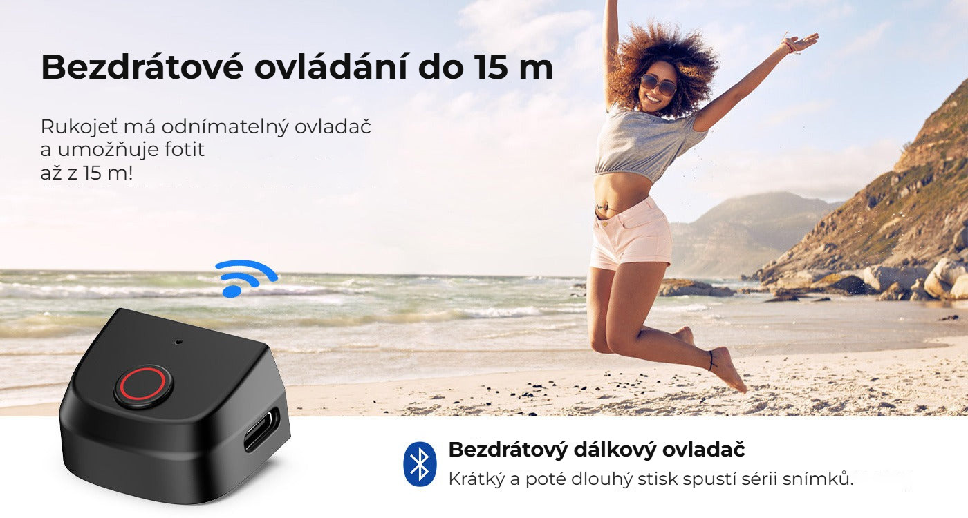 Ulanzi MA35 MagSafe rukojeť pro telefon – Dálkové ovládání do 15 m