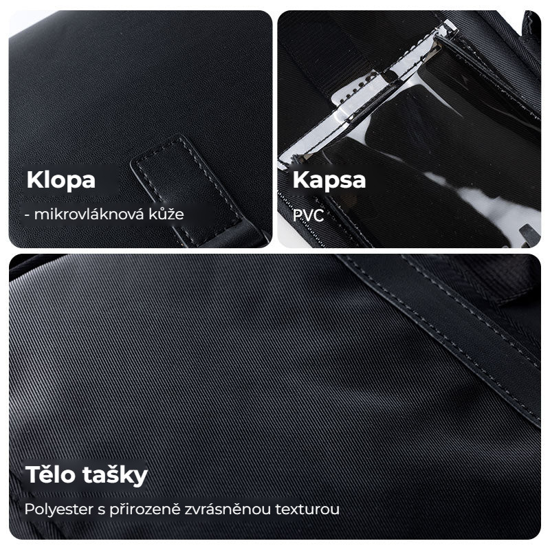 Ulanzi MS12 brašna černá – Materiály