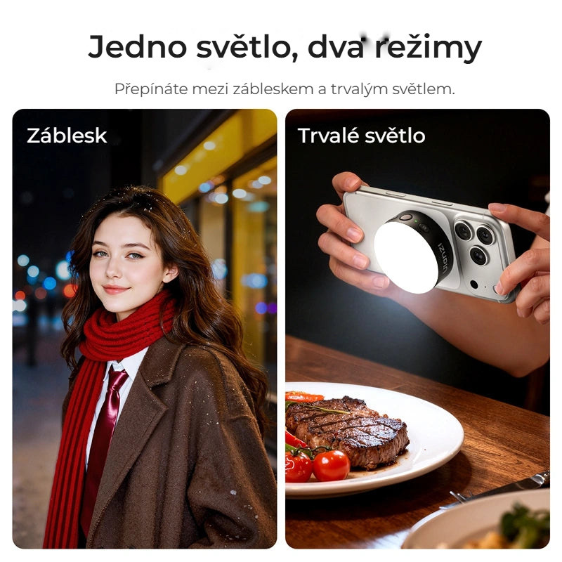 Ulanzi MFL01 – Jedno světlo, dva režimy