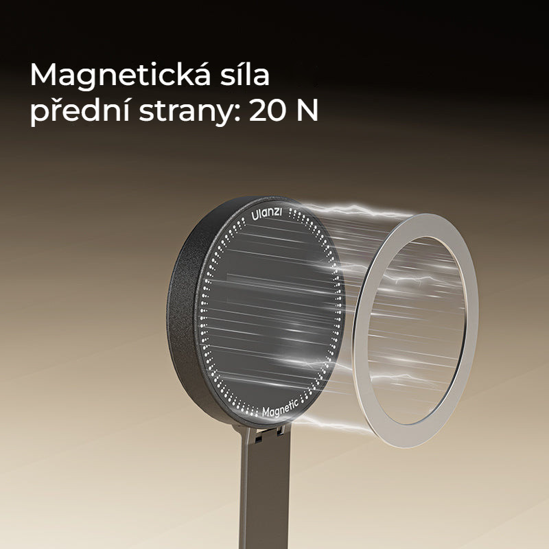 Ulanzi MT85 automatický stativ, černý – Přední strana: 20 N