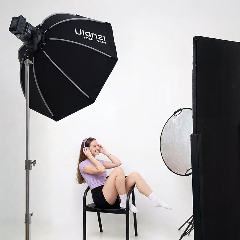 Ulanzi FOLD QS80 softbox 80 cm Bowens – Portréty s přirozenými přechody