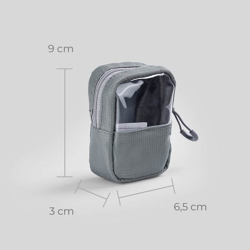 Ulanzi BP15 SeeClear Tech Pouch Mini – Rozměry velikosti Mini