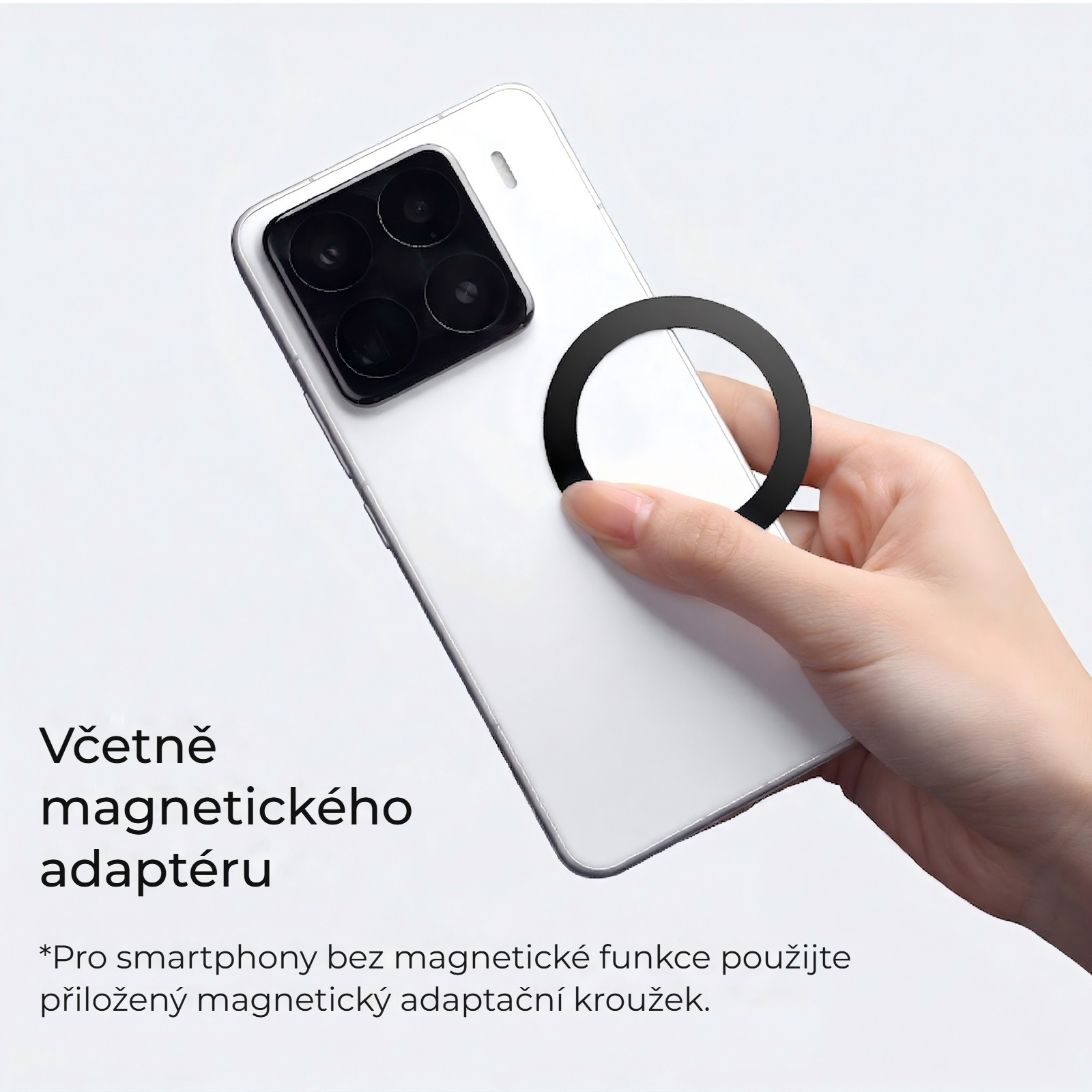 Ulanzi SK-21 Magnetic Auto-Open Tripod – Adaptační kroužek pro každý telefon