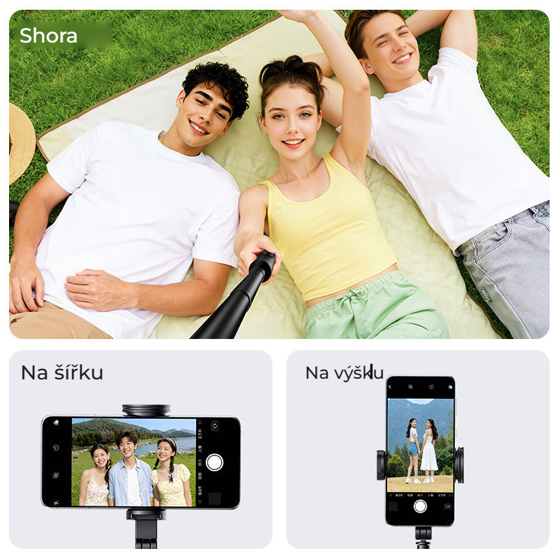 Ulanzi SK26 Portable Selfie Stick Tripod – Na šířku i na výšku