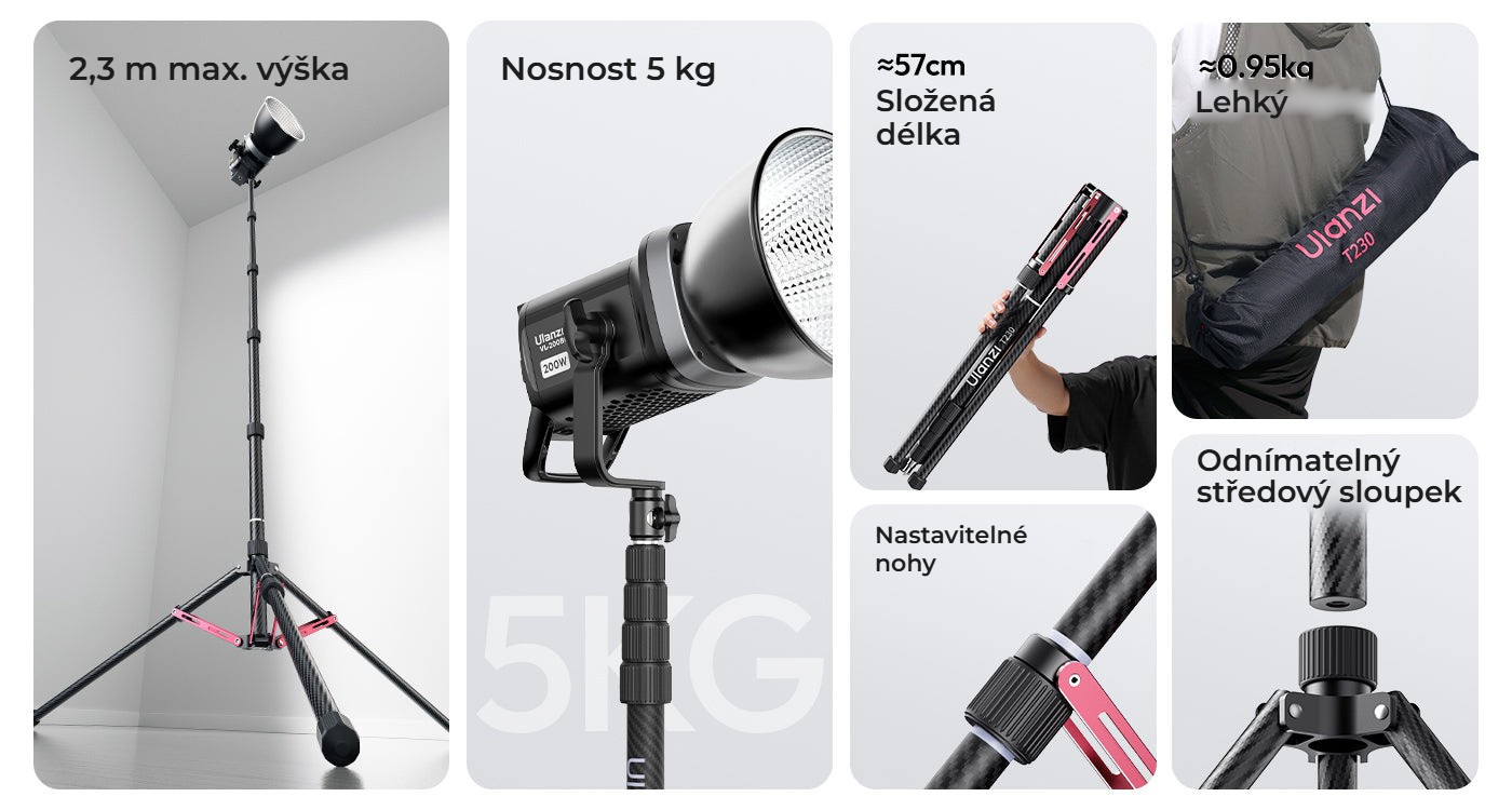 Ulanzi T230 Light Stand – T230 v kostce