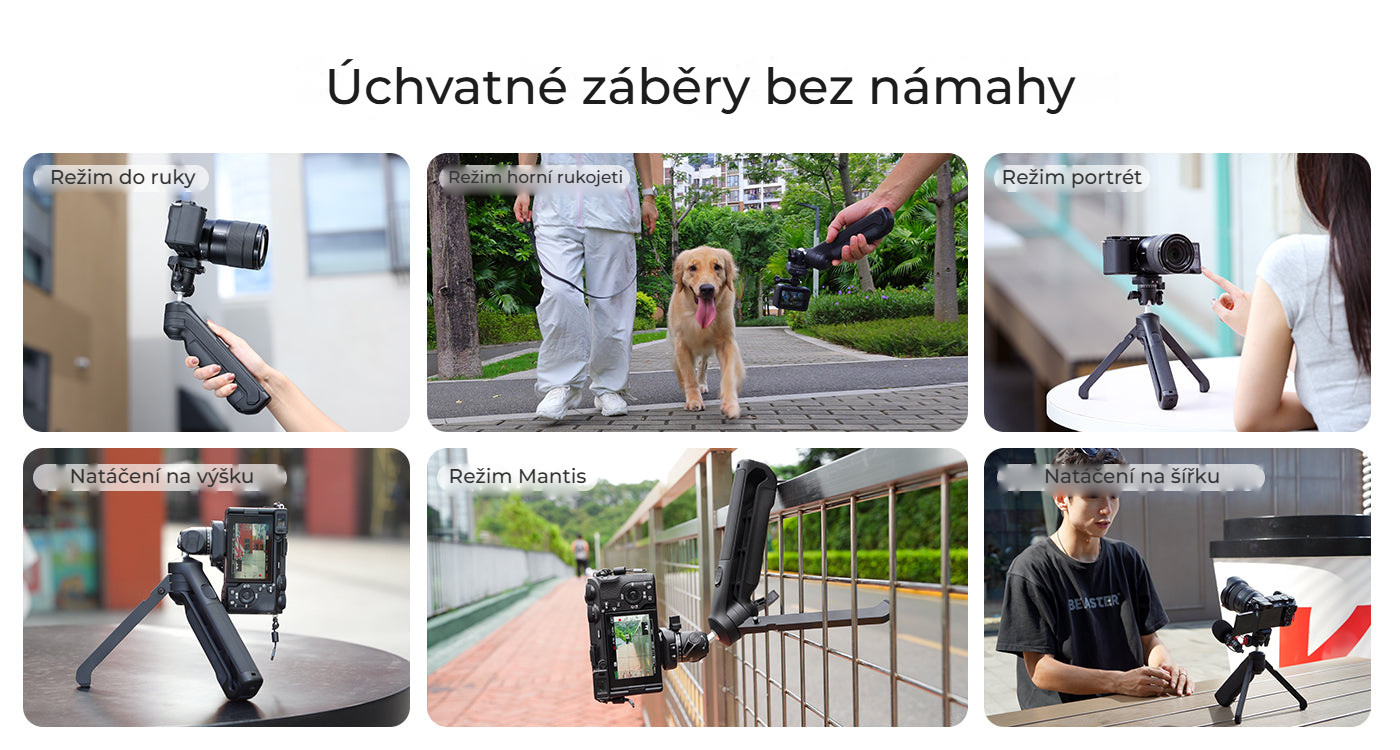 Ulanzi TT38 ClickOpen Tabletop Tripod – Šest způsobů použití