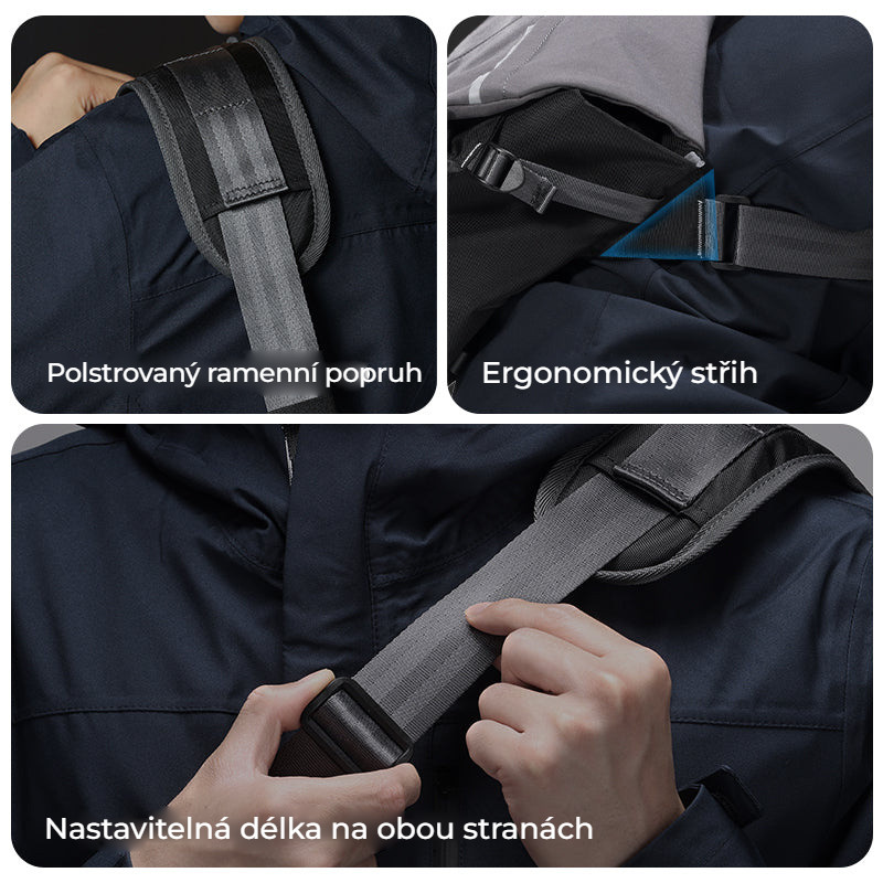 Ulanzi TE88 Camera Shoulder Bag – Polstrovaný popruh, nastavitelný na obou stranách