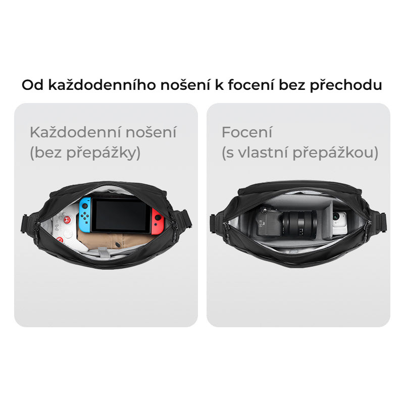 Ulanzi U023 Urban Daily Shoulder Bag – Od každodenního nošení k focení