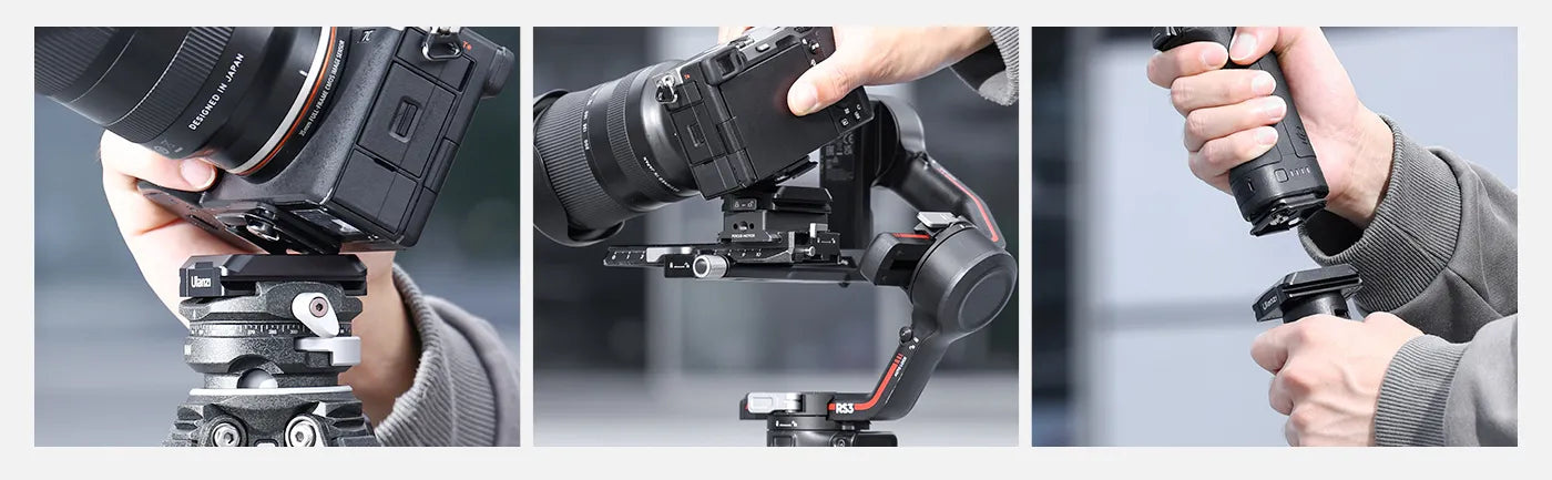 Ulanzi Uka Quick Release Plate and Base Kit – Pro stativy, gimbaly i kamerové klece