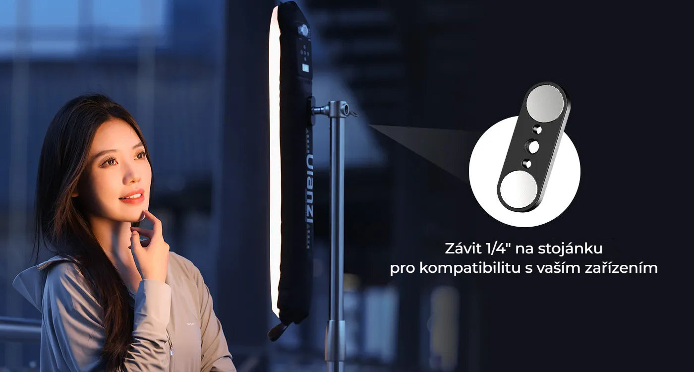Ulanzi UA12 12W nafukovací světlo – Stojanový závit 1/4″