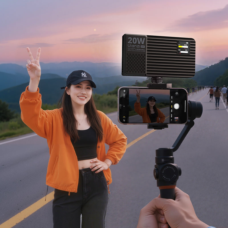 Ulanzi K20 RGB 20W panelové světlo – Pro mobilní tvorbu