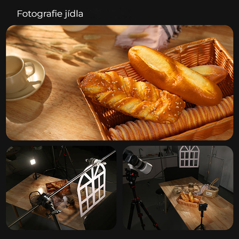 Ulanzi LE20 20W RGB kapesní světlo – Fotografie jídla