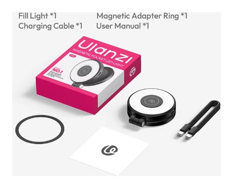 Ulanzi LM21 magnetické světlo, černé