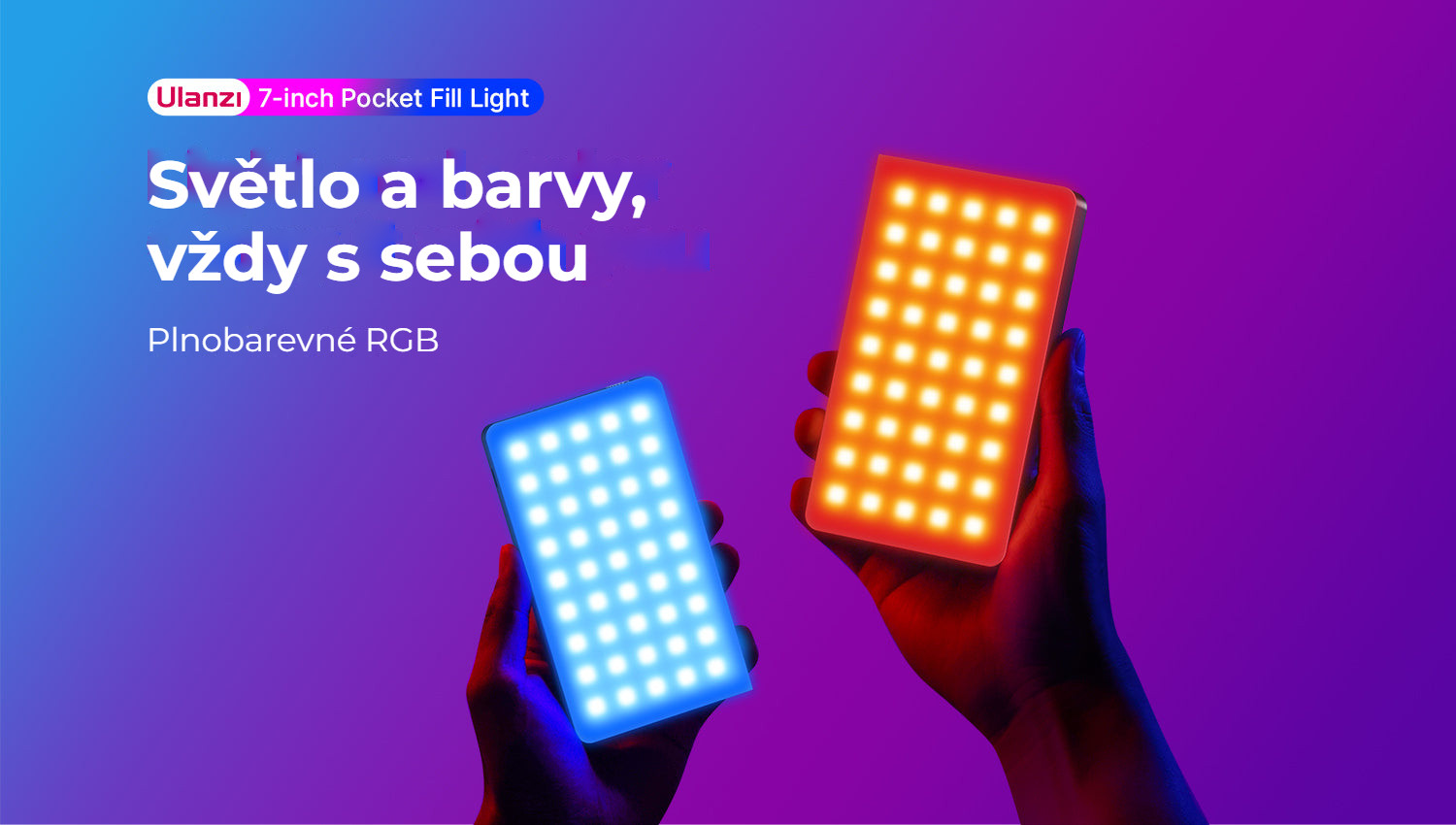 Ulanzi LT002 kapesní světlo RGB