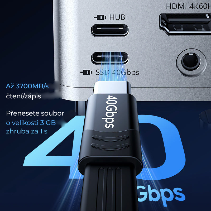Ulanzi QT03 dokovací stanice – USB4 s rychlostí 40 Gb/s