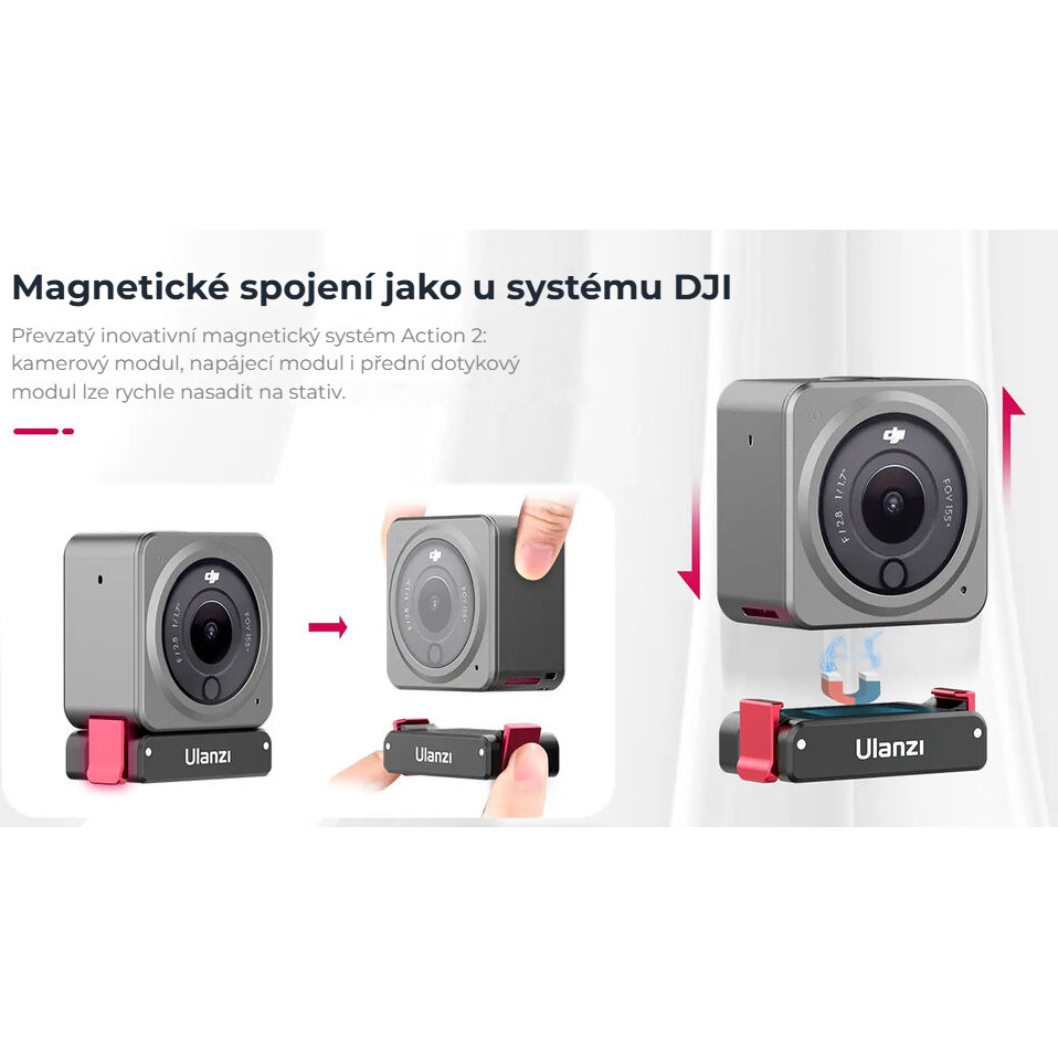 Ulanzi OA-12 – Magnet a dva zajišťovací klipy