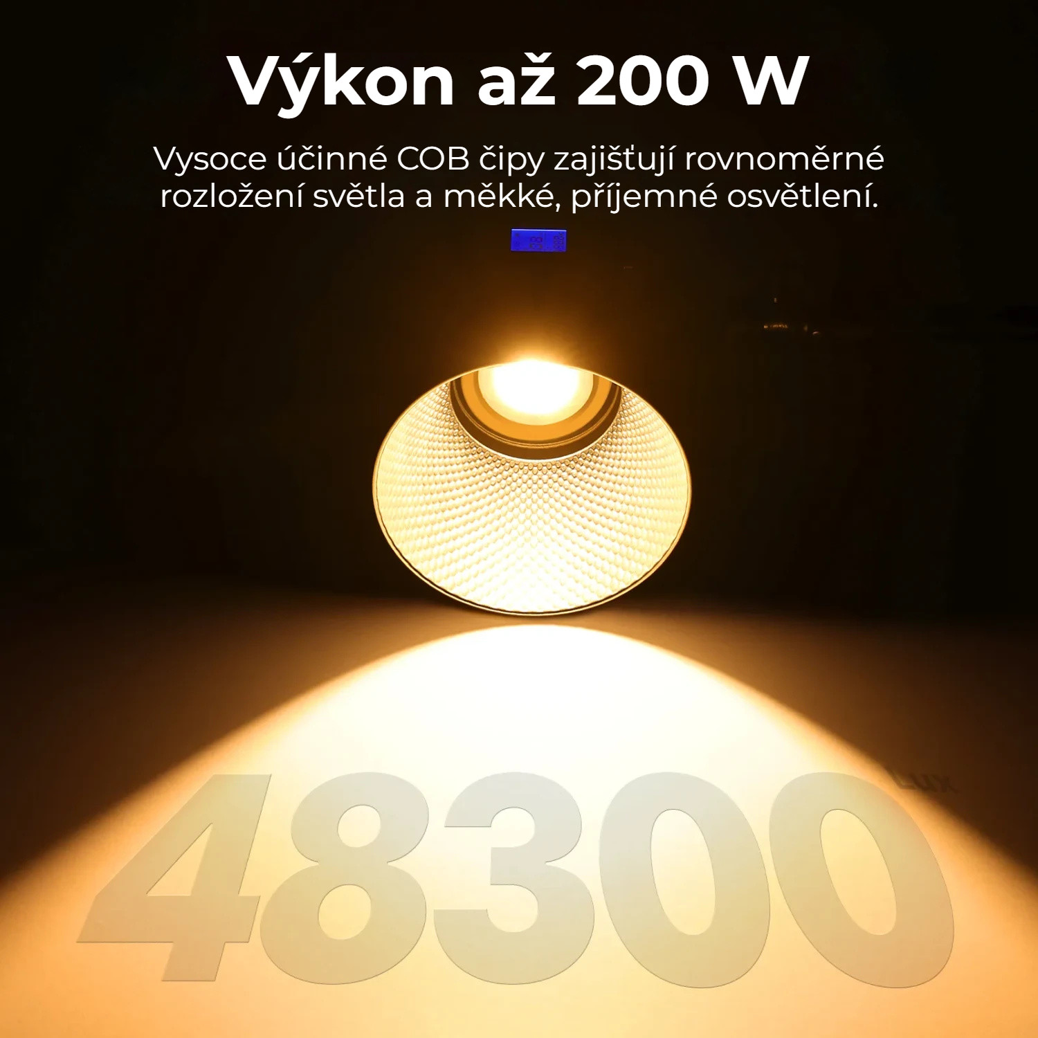 Ulanzi VL-200Bi 200W V-Mount Video Light – Výkon až 200 W