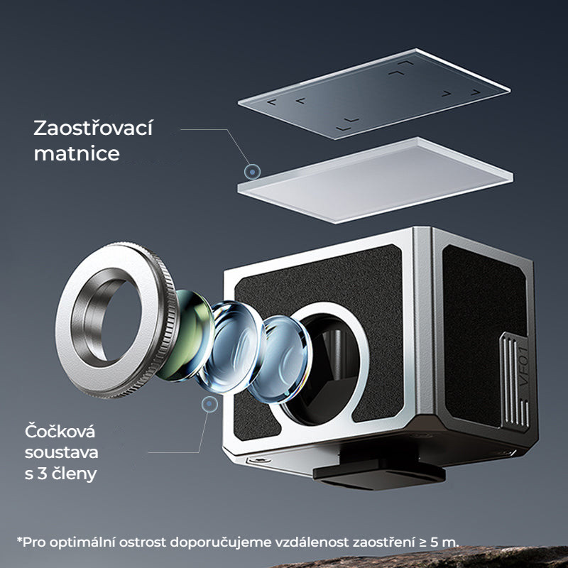 Ulanzi VF01 Waist-Level Viewfinder – Tříčočková optika a matnice